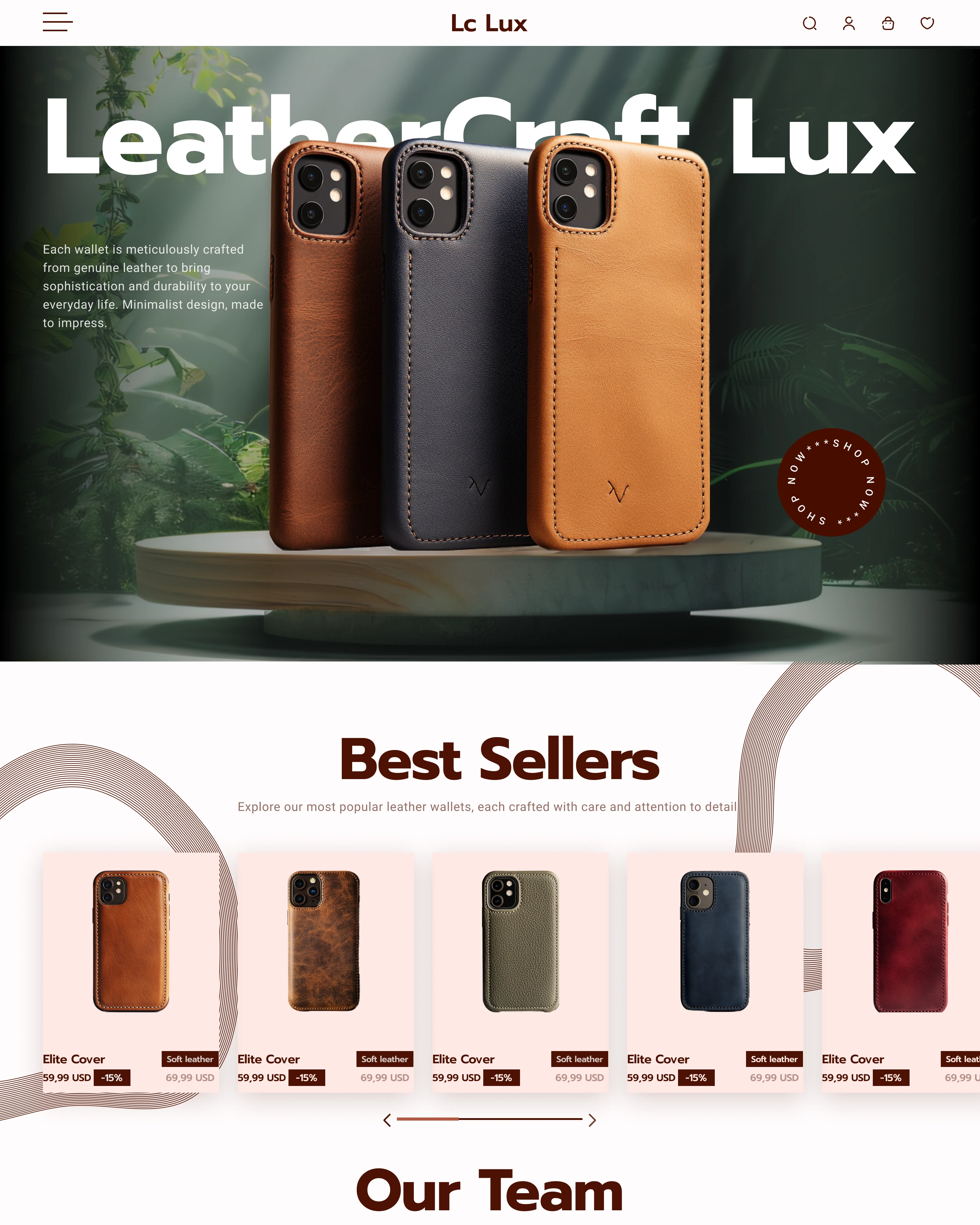 LeatherCraft Lux design slide 21